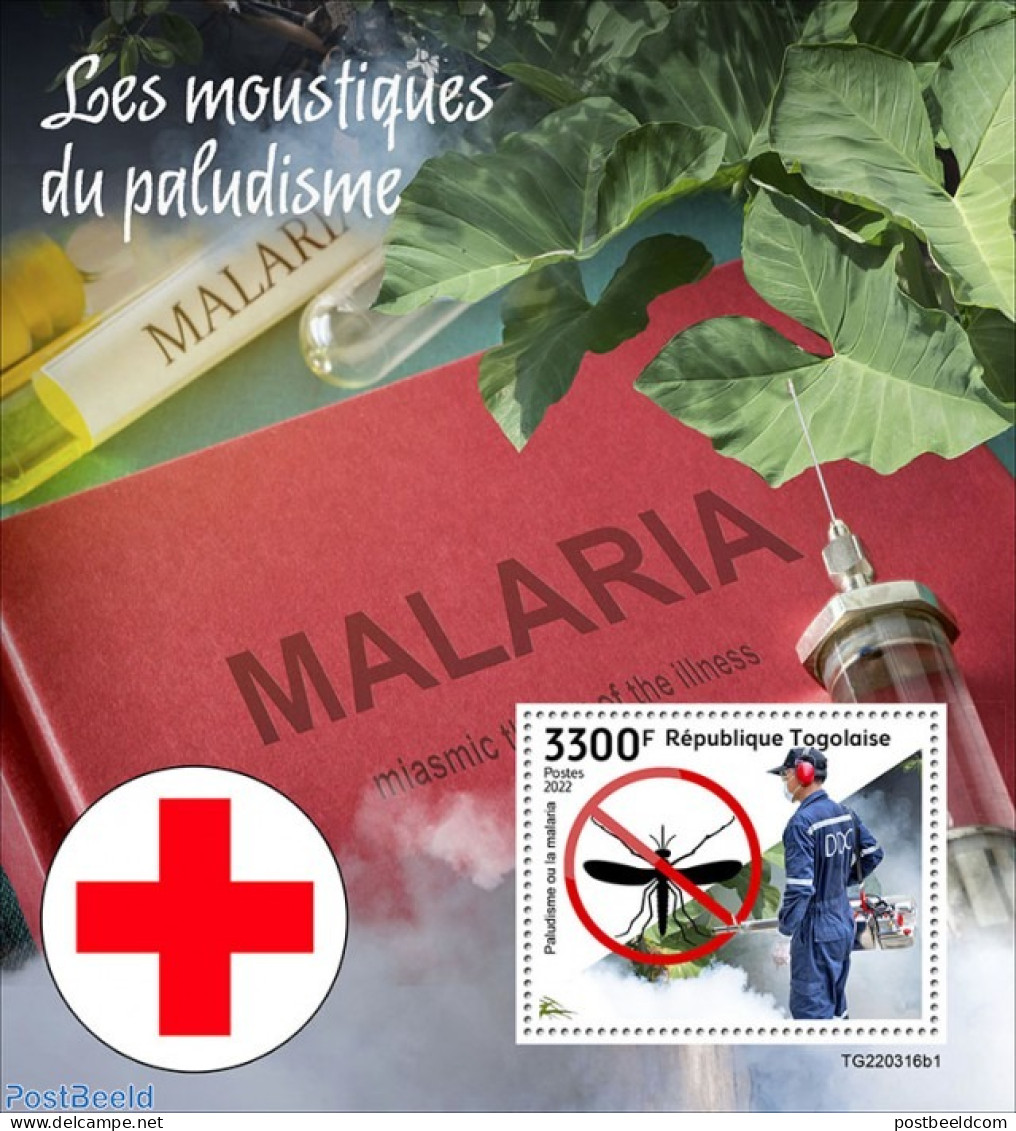 Togo 2022 Malaria Mosquitoes, Mint NH, Nature - Insects - Togo (1960-...)