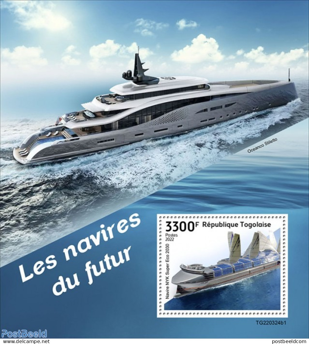 Togo 2022 Future Ships, Mint NH, Transport - Ships And Boats - Ships