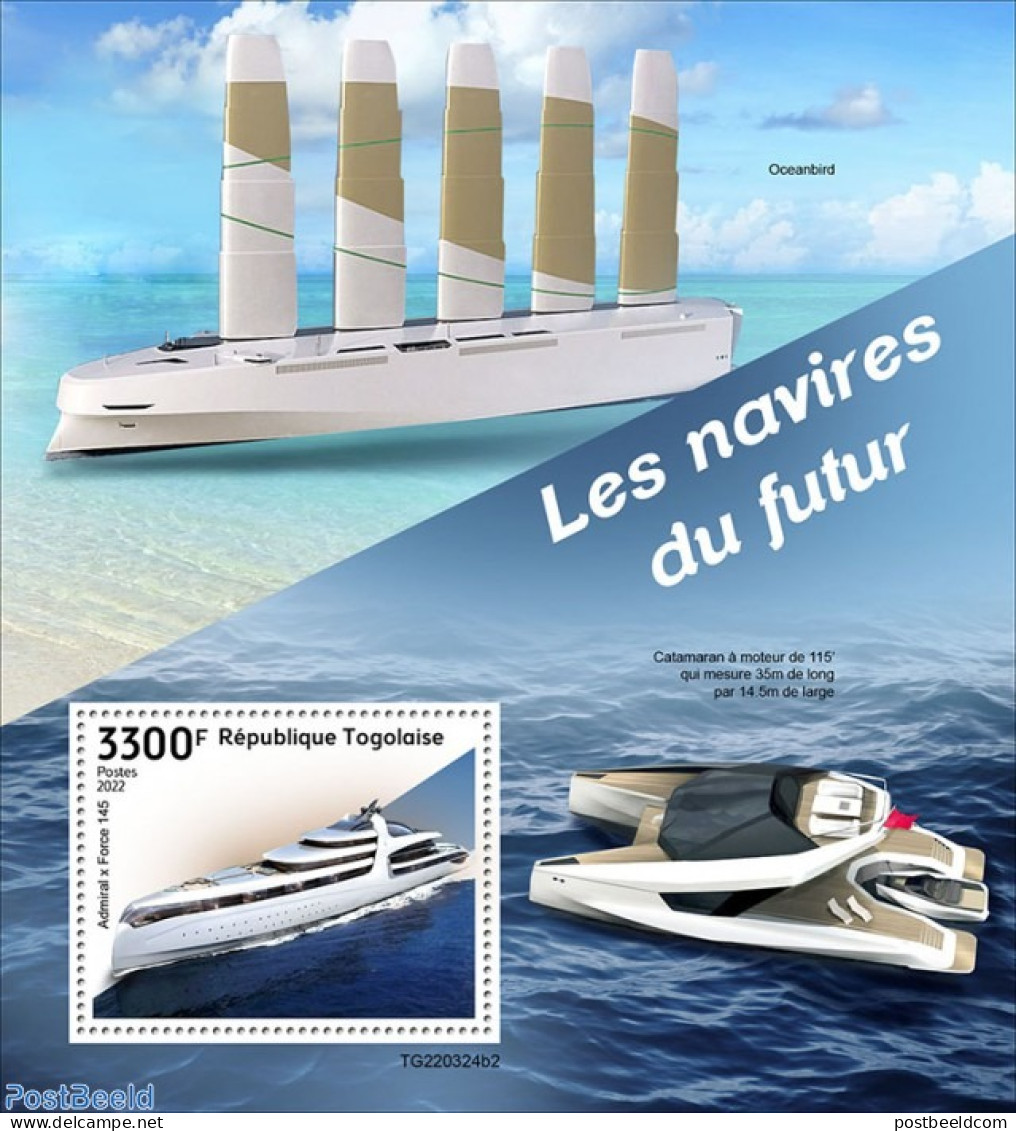 Togo 2022 Future Ships, Mint NH, Transport - Ships And Boats - Bateaux