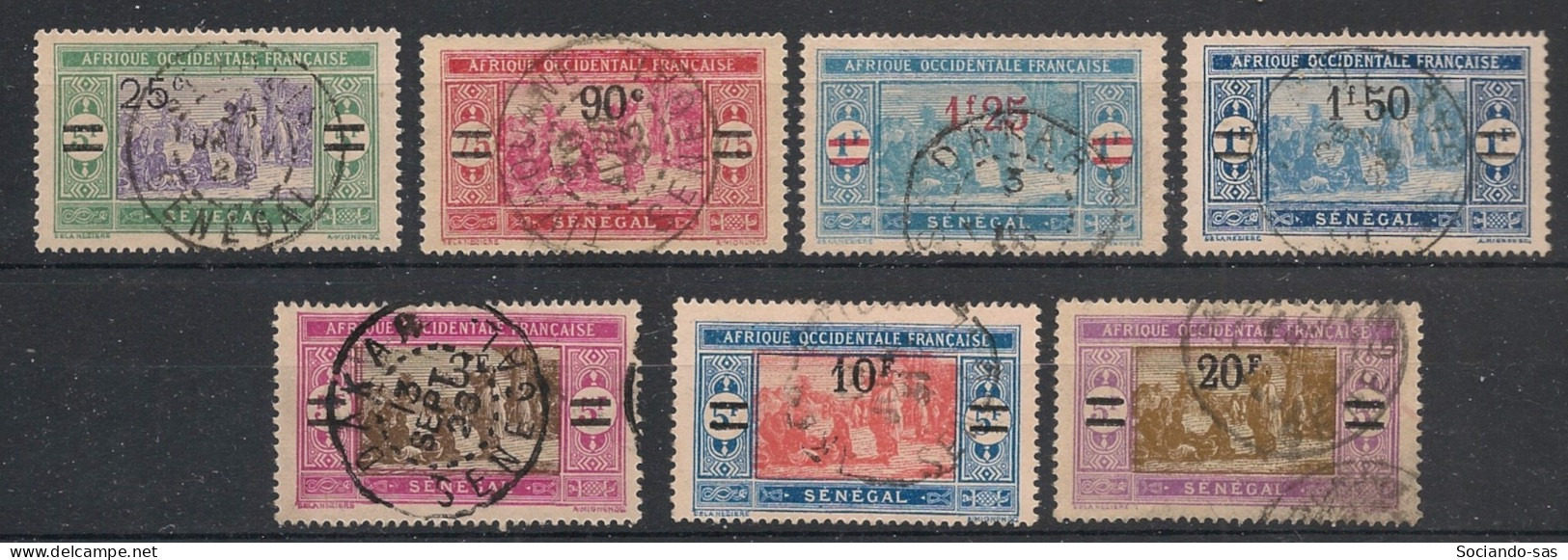 SENEGAL - 1924-27 - N°YT. 95 à 101 - Série Complète - Oblitéré / Used - Gebraucht