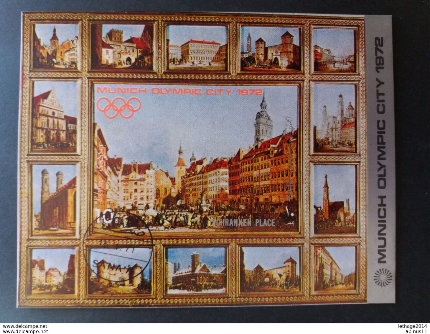 YEMEN يمني OLYMPIC CITY OF MUNICH CAT MICHEL N. (1247) BLOCK N.146 SHEET MNH $ - Yémen