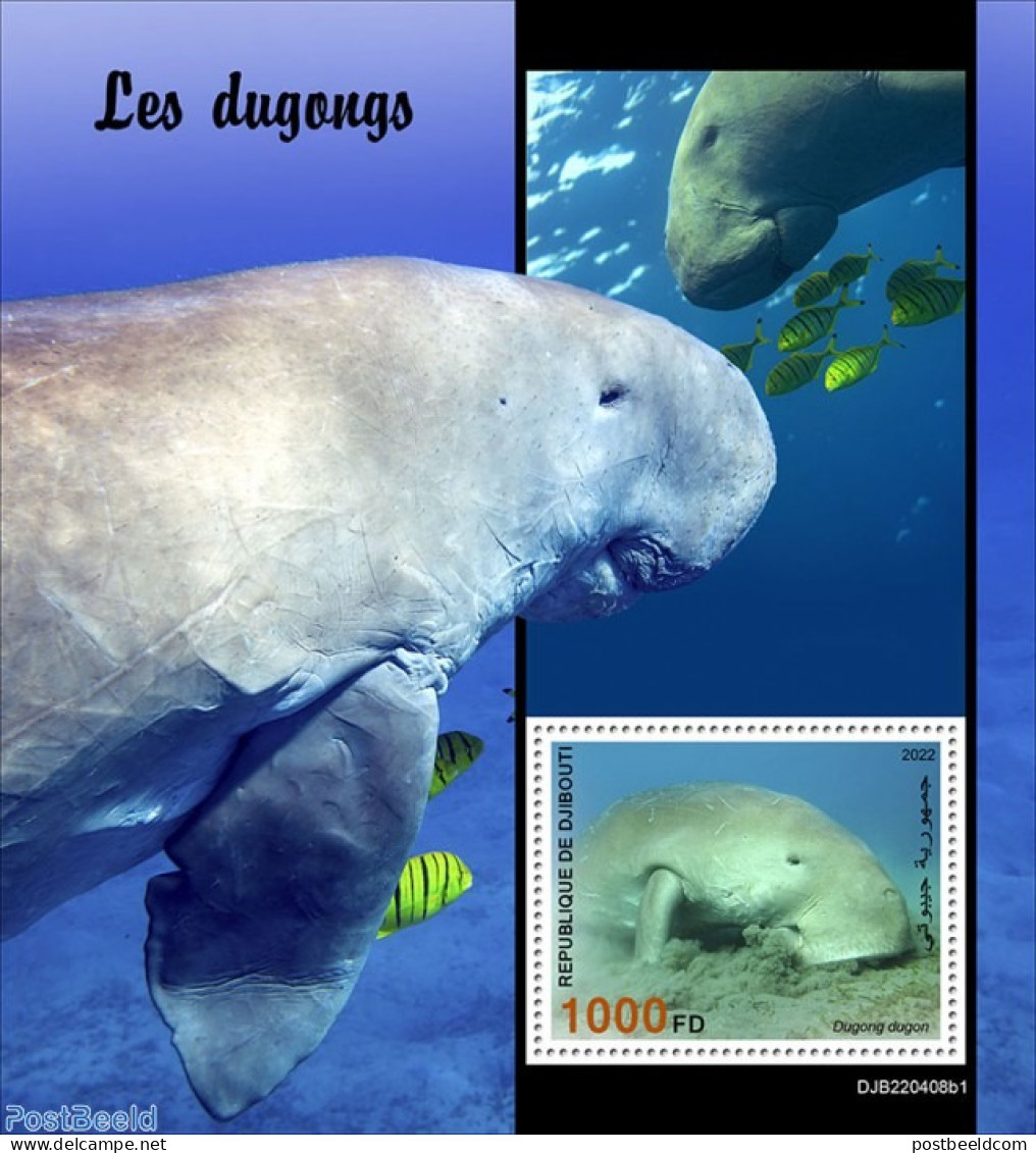 Djibouti 2022 Dugongs, Mint NH, Nature - Sea Mammals - Djibouti (1977-...)