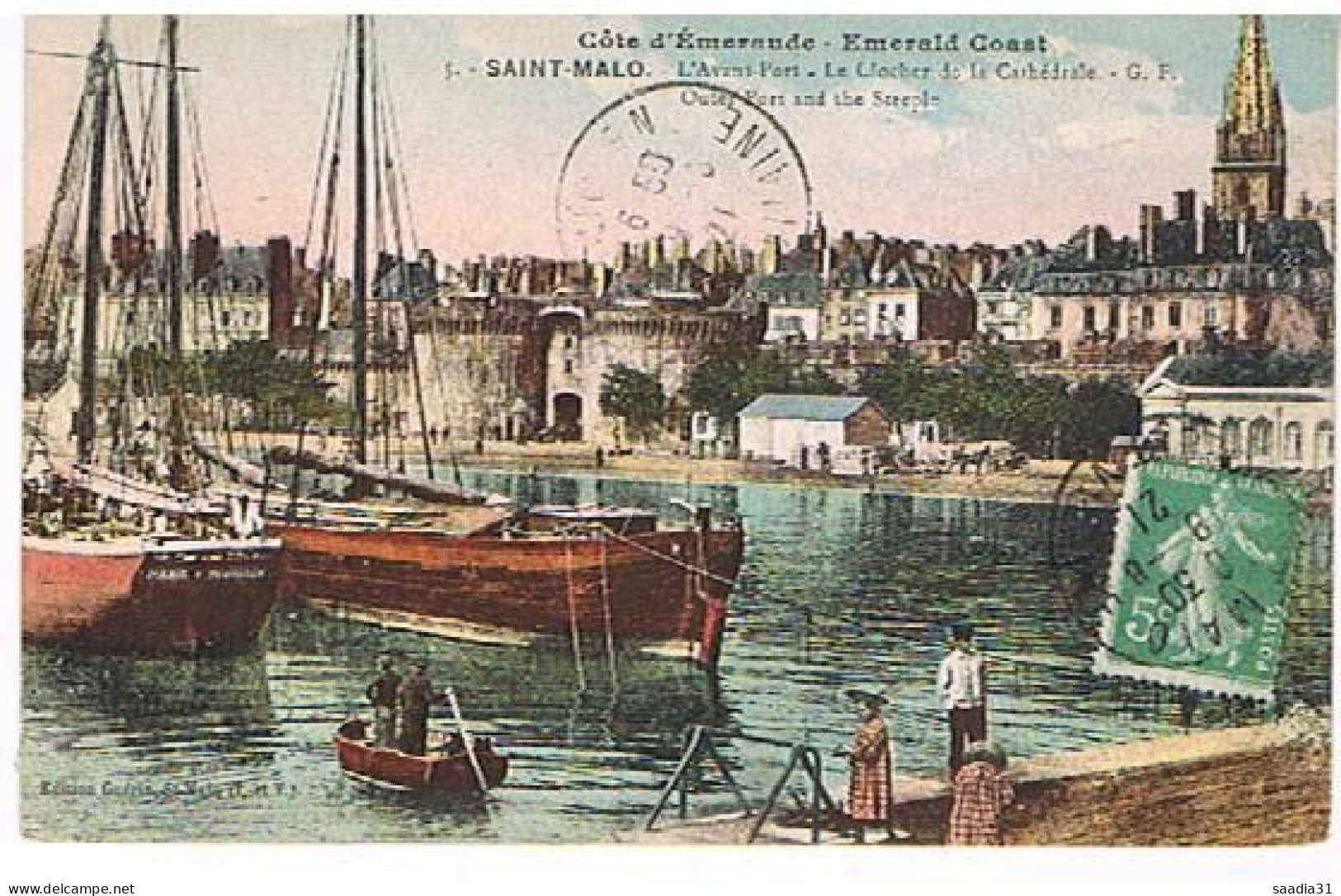 35   SAINT MALO L AVANT PORT 1921 - Saint Malo