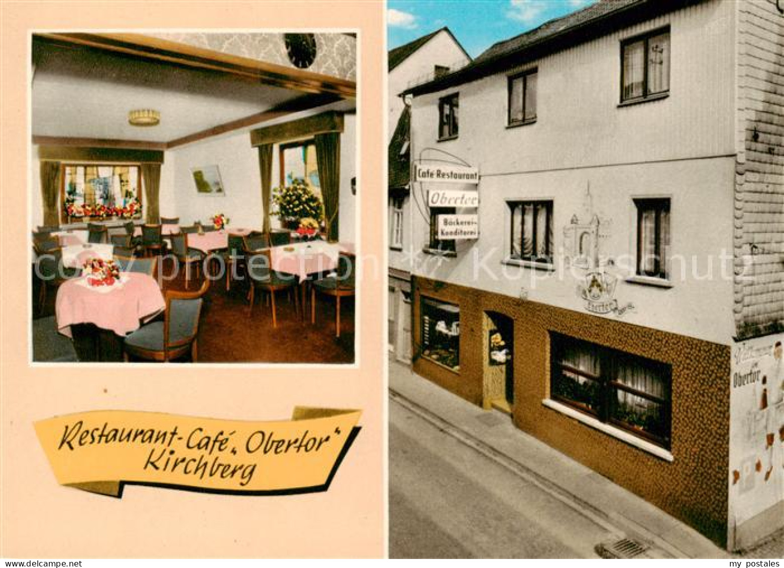 73793352 Kirchberg Hunsrueck Restaurant-Cafe Obertor Kirchberg Hunsrueck - Autres & Non Classés