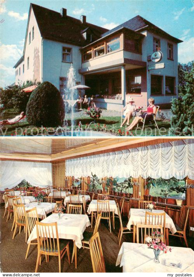 73793350 Gammelshausen Hunsrueck Restaurant-Pension Haus Waldesruh Innen- U. Aus - Altri & Non Classificati