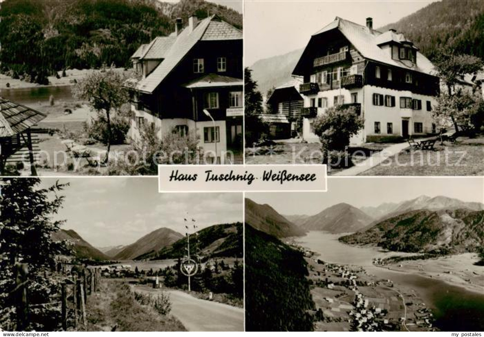 73793329 Techendorf Weissensee Kaernten AT Fliegeraufnahme U. Haus Tuschnig Auss - Sonstige & Ohne Zuordnung