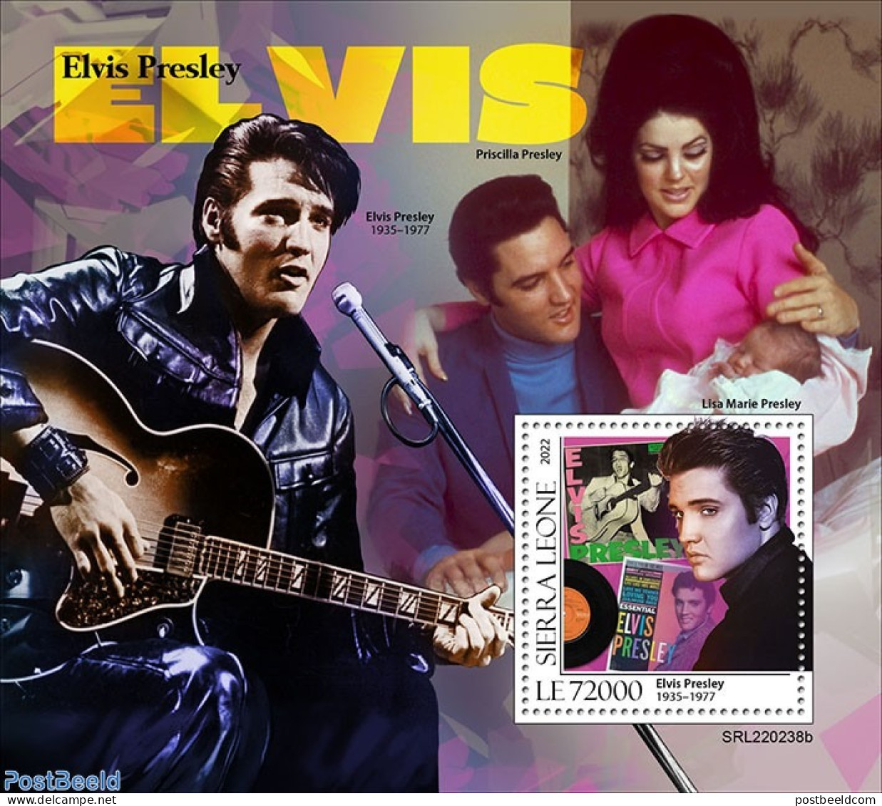 Sierra Leone 2022 Elvis Presley, Mint NH, Performance Art - Elvis Presley - Elvis Presley
