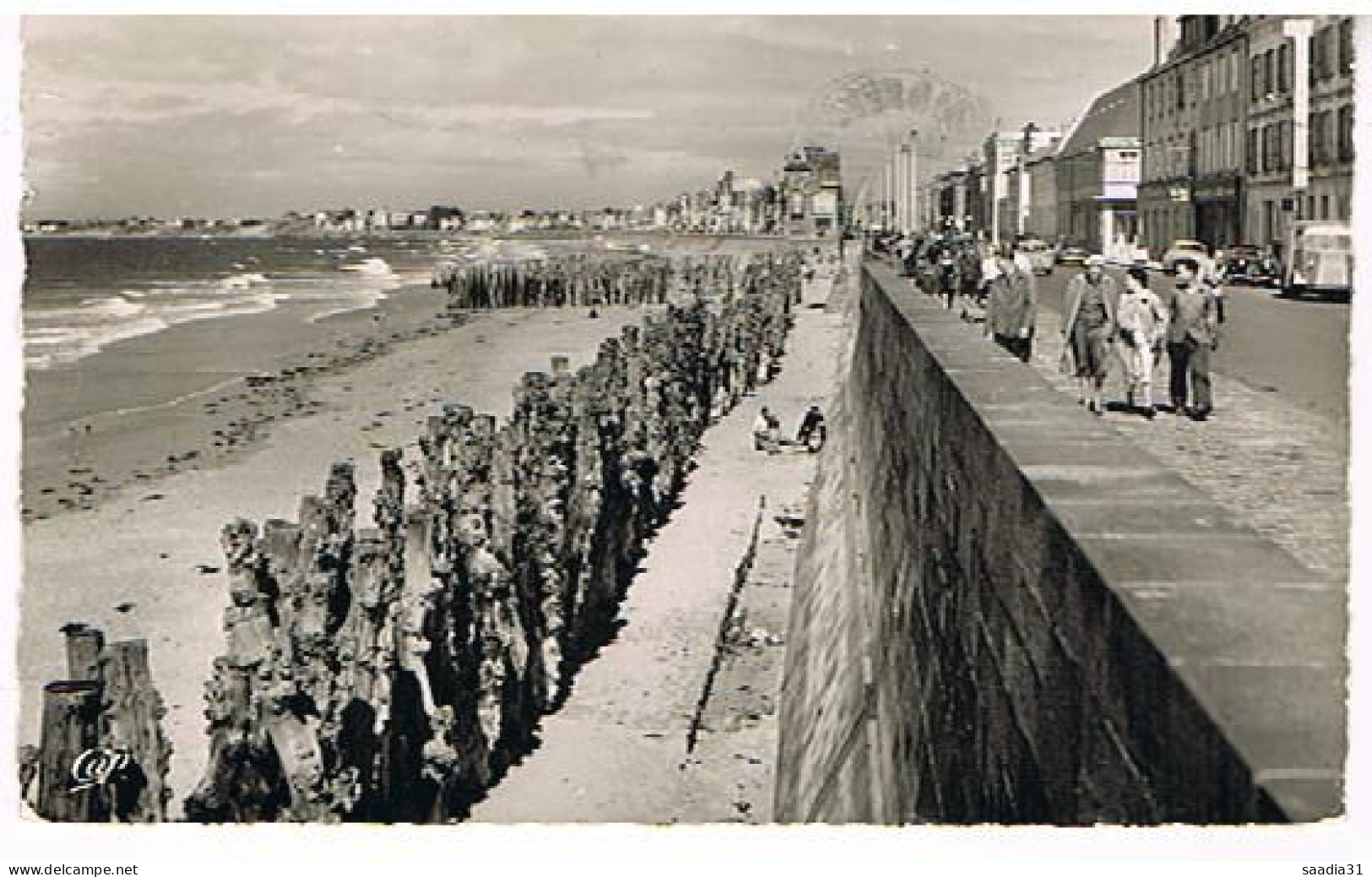 35   SAINT MALO VUE D ENSEMBLE SUR LE SILLON  1959 CPSM 9X14 - Saint Malo