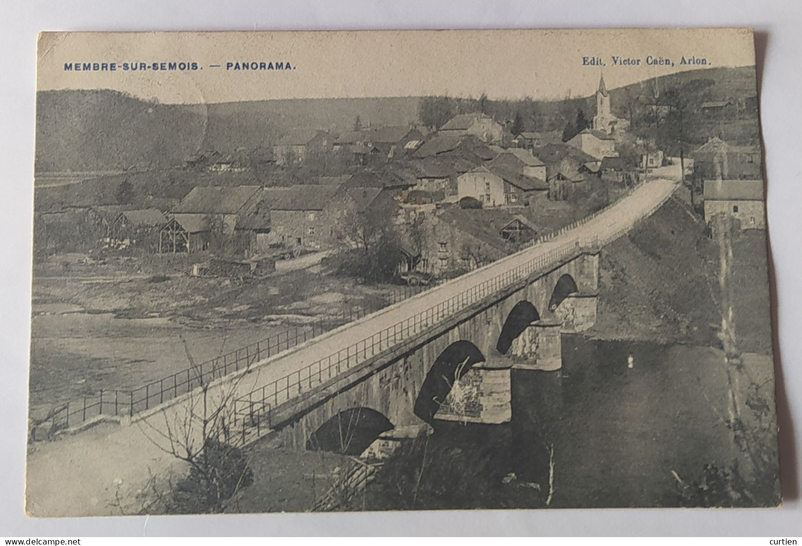 MEMBRE Sur SEMOIS . Belgique . Panorama .. 1906 - Otros & Sin Clasificación