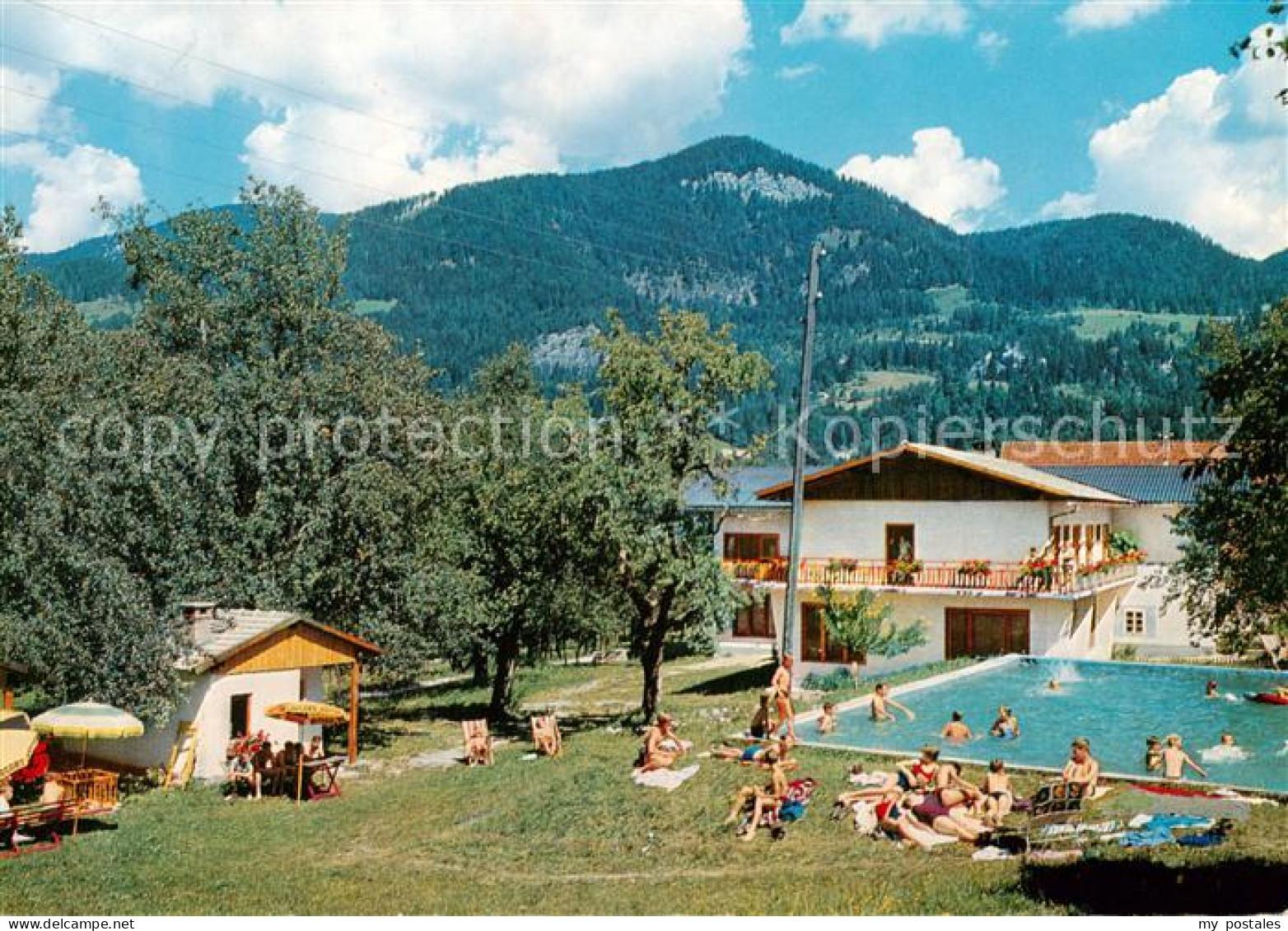 73793288 Windischgarsten AT Gasthof-Pension Sperl Freibad-Ansicht  - Sonstige & Ohne Zuordnung