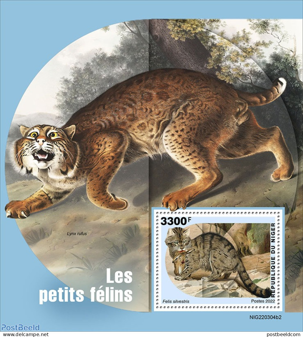 Niger 2022 Small Felines, Mint NH, Nature - Cat Family - Niger (1960-...)