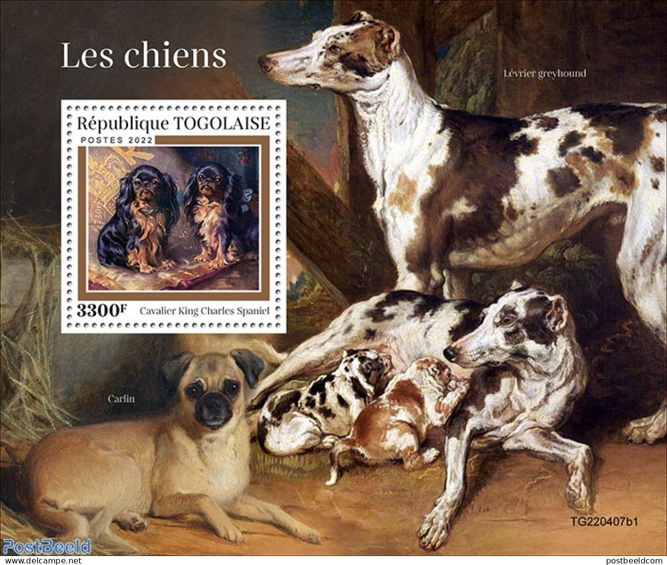 Togo 2022 Dogs, Mint NH, Nature - Dogs - Togo (1960-...)