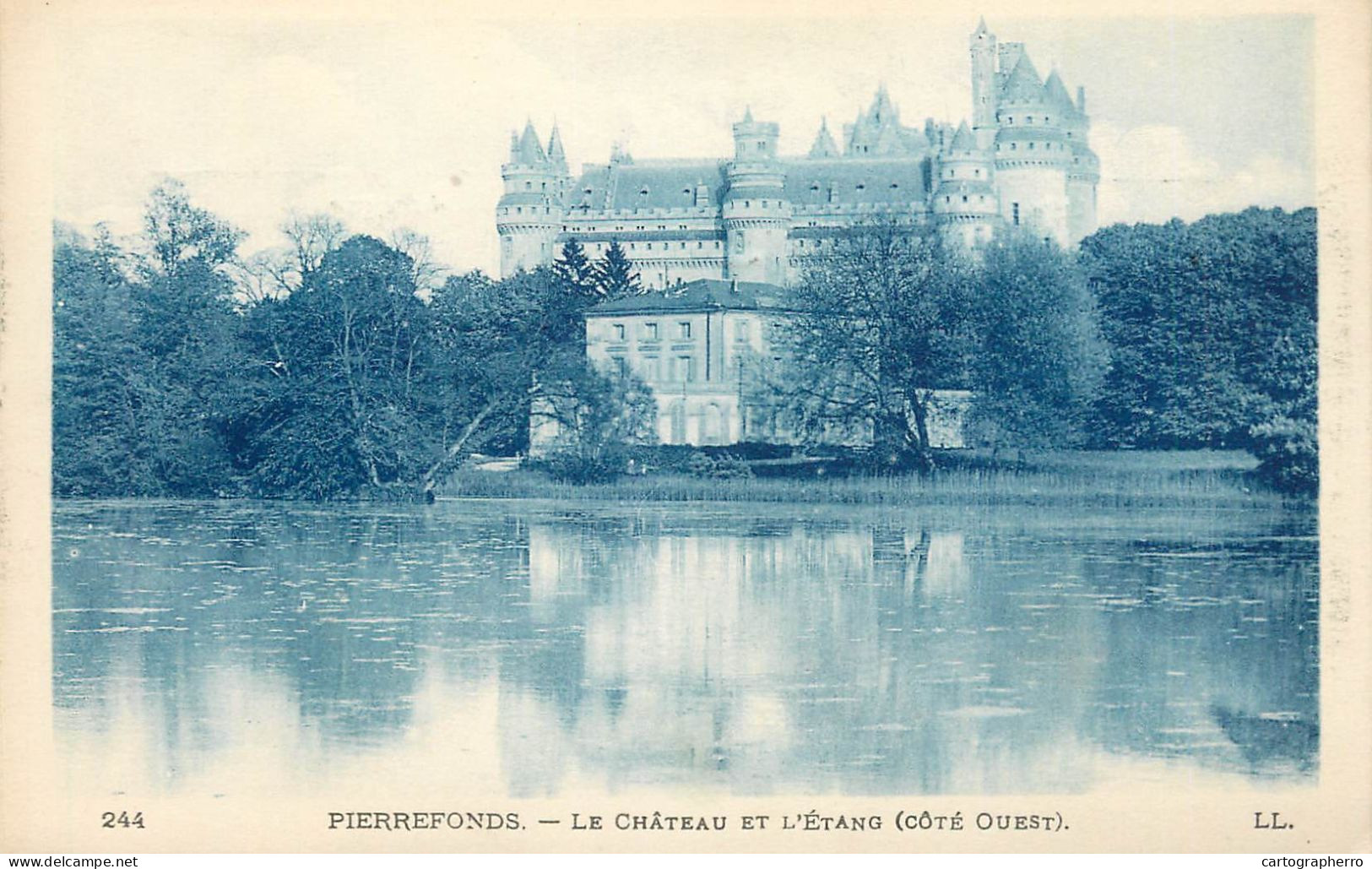 Postcard France Pierrefonds Le Chateau - Pierrefonds