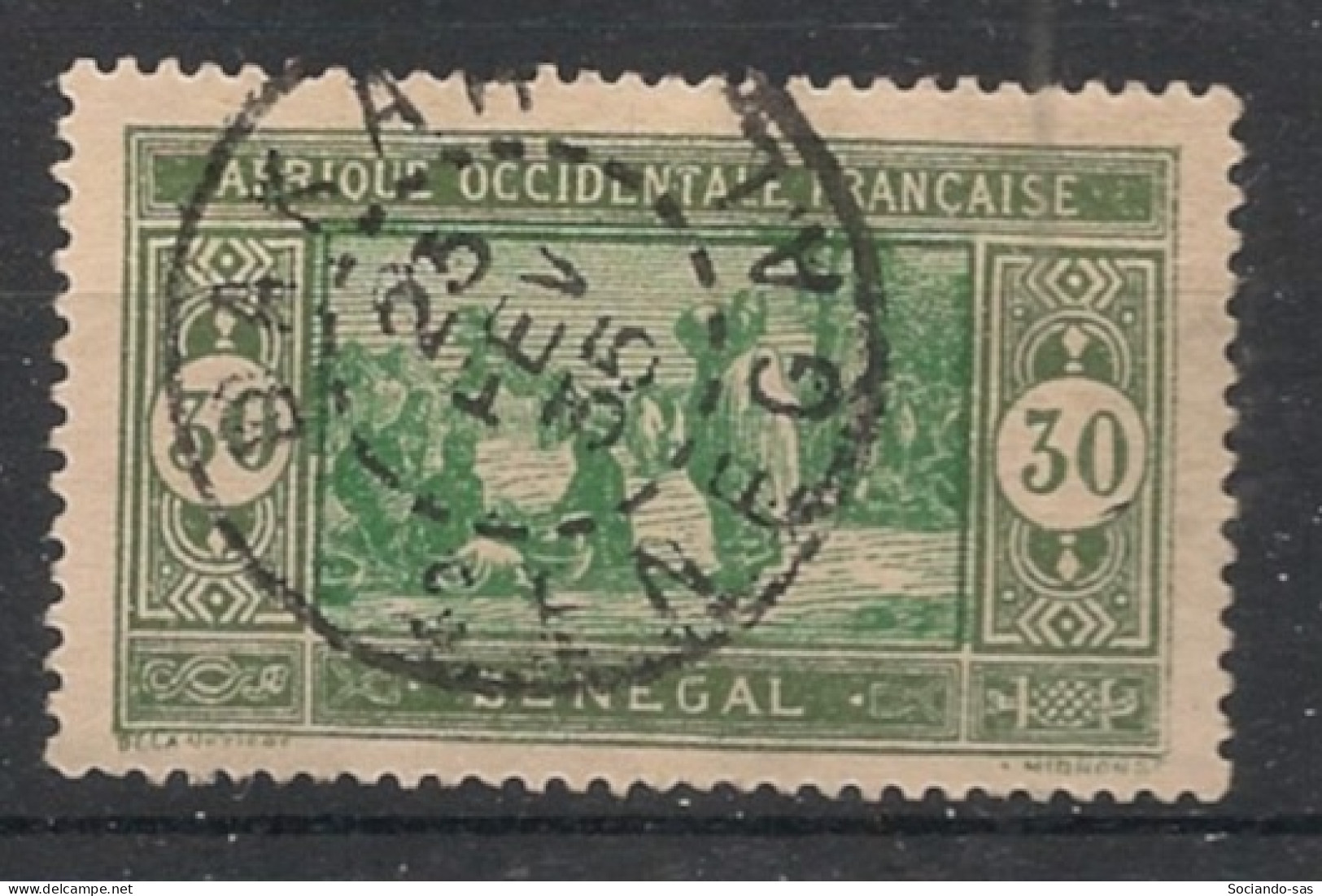 SENEGAL - 1927-33 - N°YT. 103 - Marché 30c Vert - Oblitéré / Used - Usados