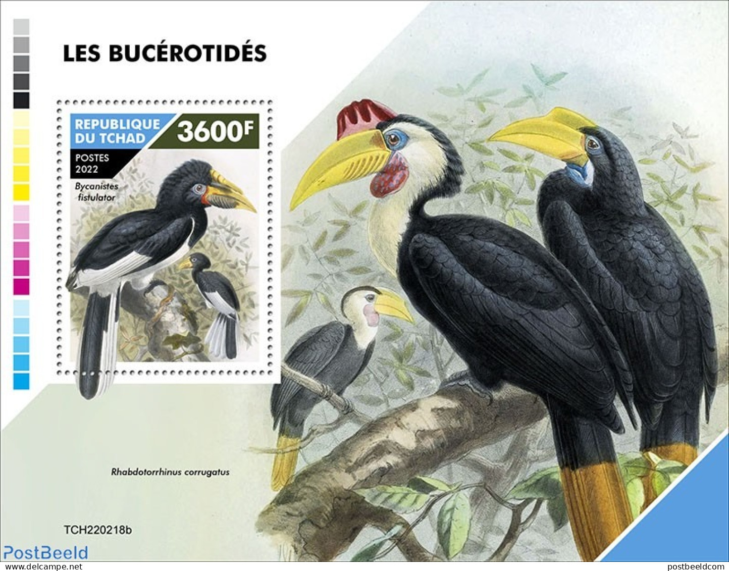 Chad 2022 Hornbills, Mint NH, Nature - Birds - Other & Unclassified