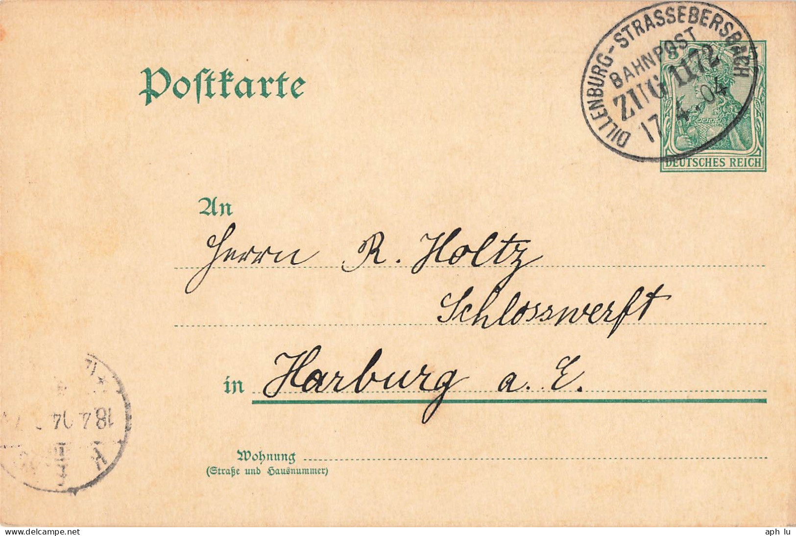 Bahnpost (Ambulant; R.P.O./T.P.O.) Dillenburg-Strassebersbach (ZA2506) - Storia Postale