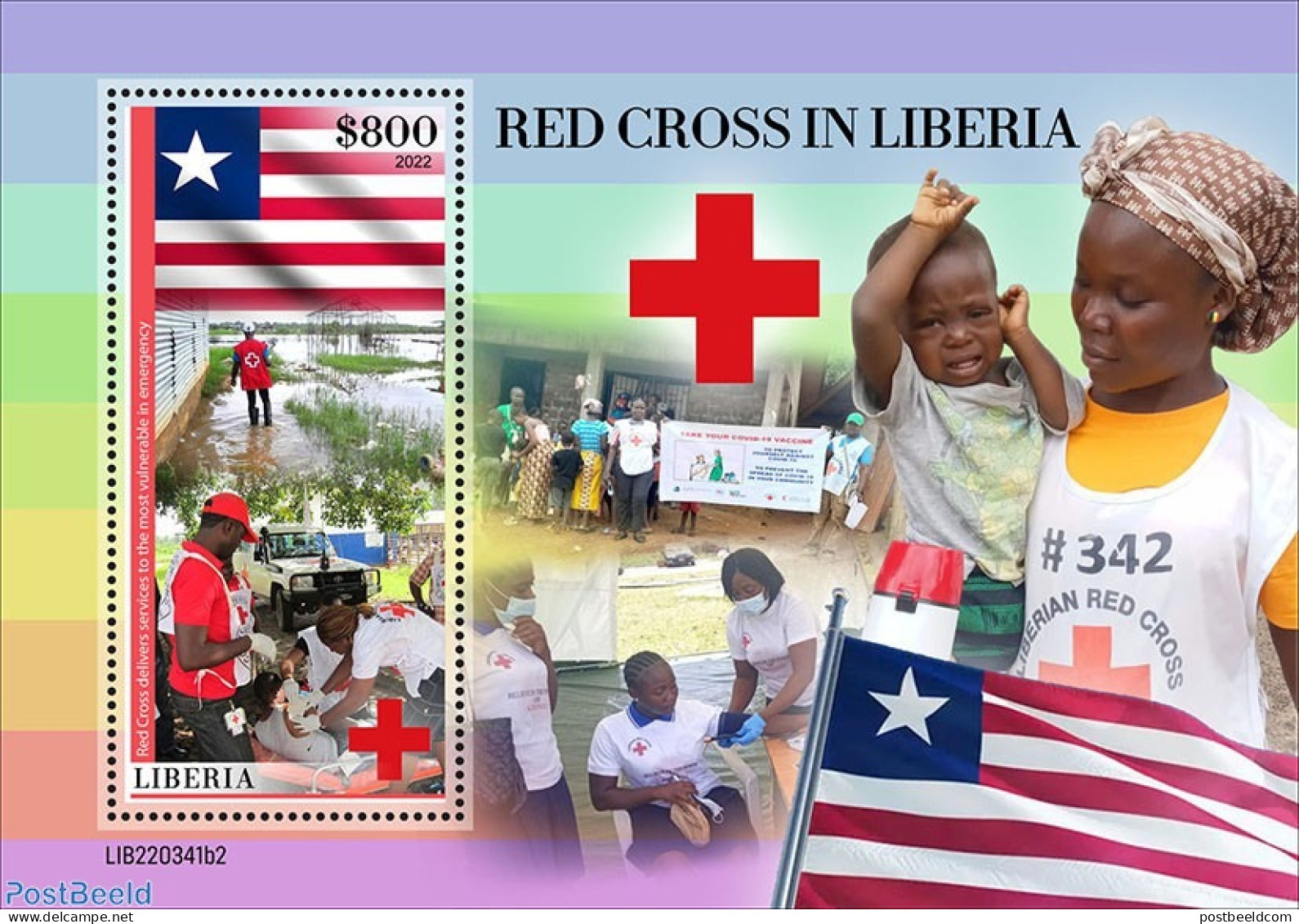 Liberia 2022 Red Cross, Mint NH, Health - Red Cross - Croce Rossa
