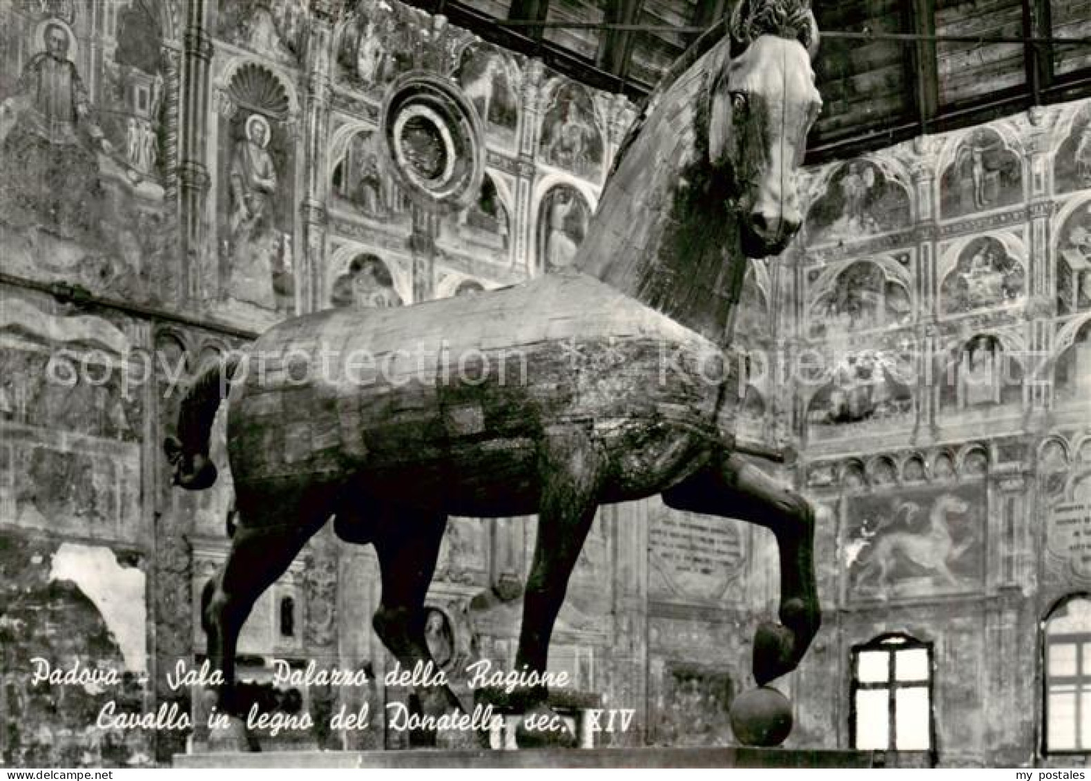 73793173 Padova IT Sala Palazzo Della Ragione Cavallo In Legno Del Donatello   - Autres & Non Classés