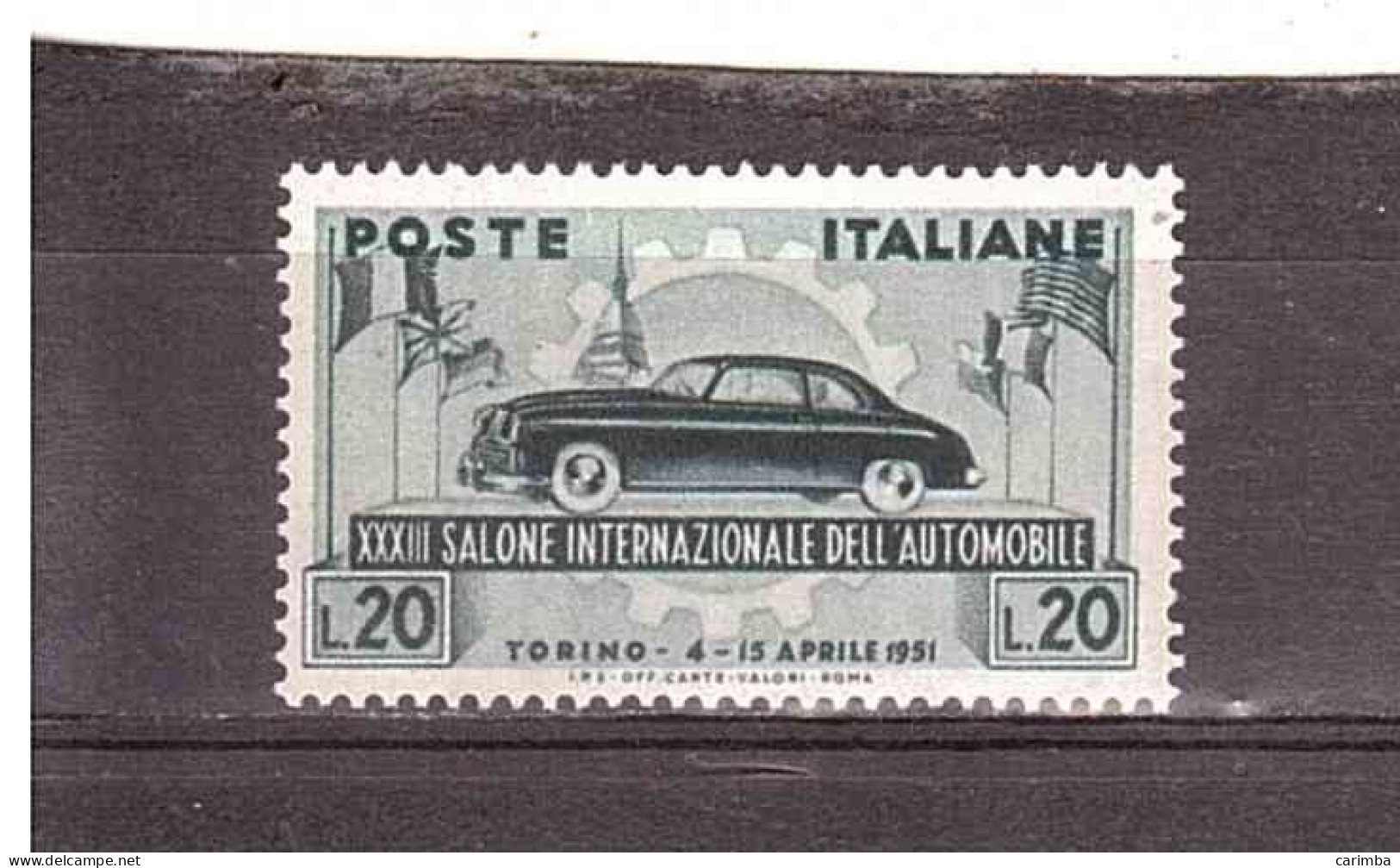 1951 L.20 SALONE AUTOMOBILE TORINO - 1946-60: Neufs