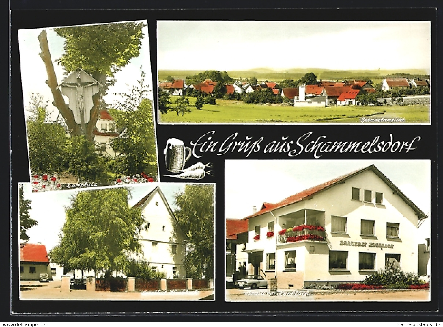 AK Schammelsdorf, Gasthof Und Brauerei Knoblach  - Other & Unclassified