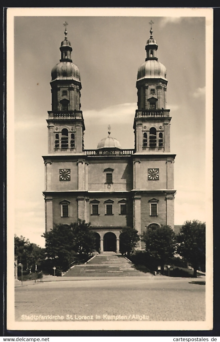 AK Kempten, Stadtpfarrkirche St. Lorenz  - Kempten