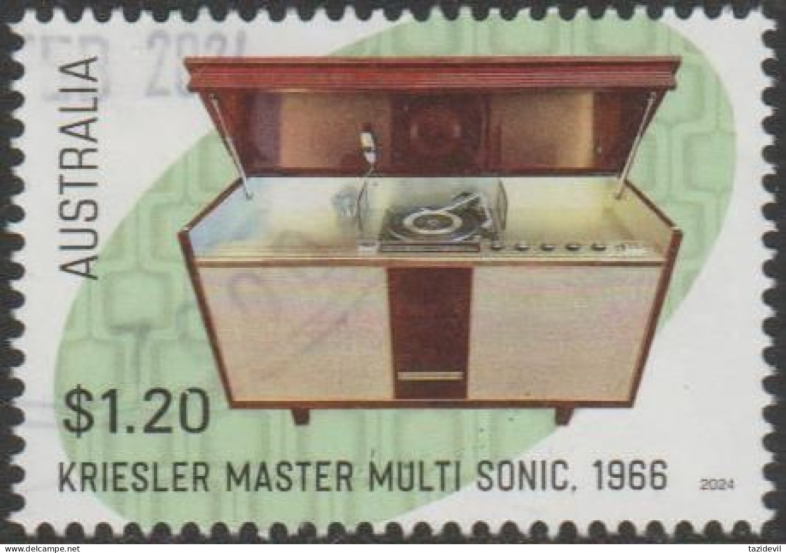 AUSTRALIA - USED 2024 $1.20 Retro Radio - Kriesler Master Multisonic 1966 - Used Stamps