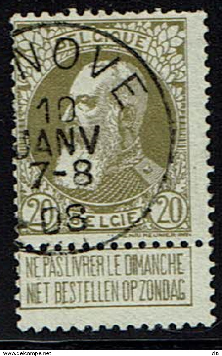 75  Obl  Ninove - 1905 Breiter Bart