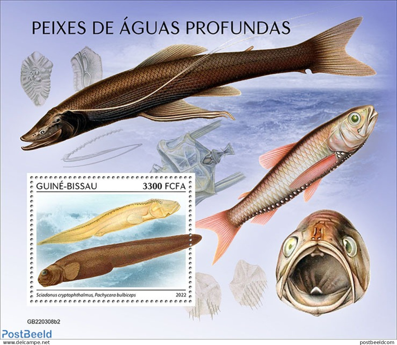 Guinea Bissau 2022 Deep-sea Fishes, Mint NH, Nature - Fish - Peces