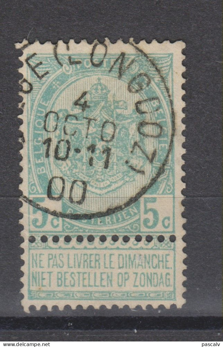 COB 56 Oblitération Centrale LIEGE (LONGDOZ) - 1893-1907 Wappen