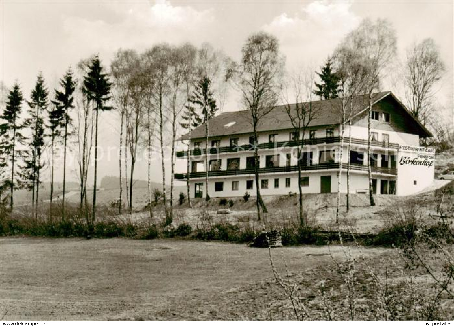 73792988 Wald-Michelbach Restaurant-Pension Birkenhof Aussenansicht Wald-Michelb - Altri & Non Classificati