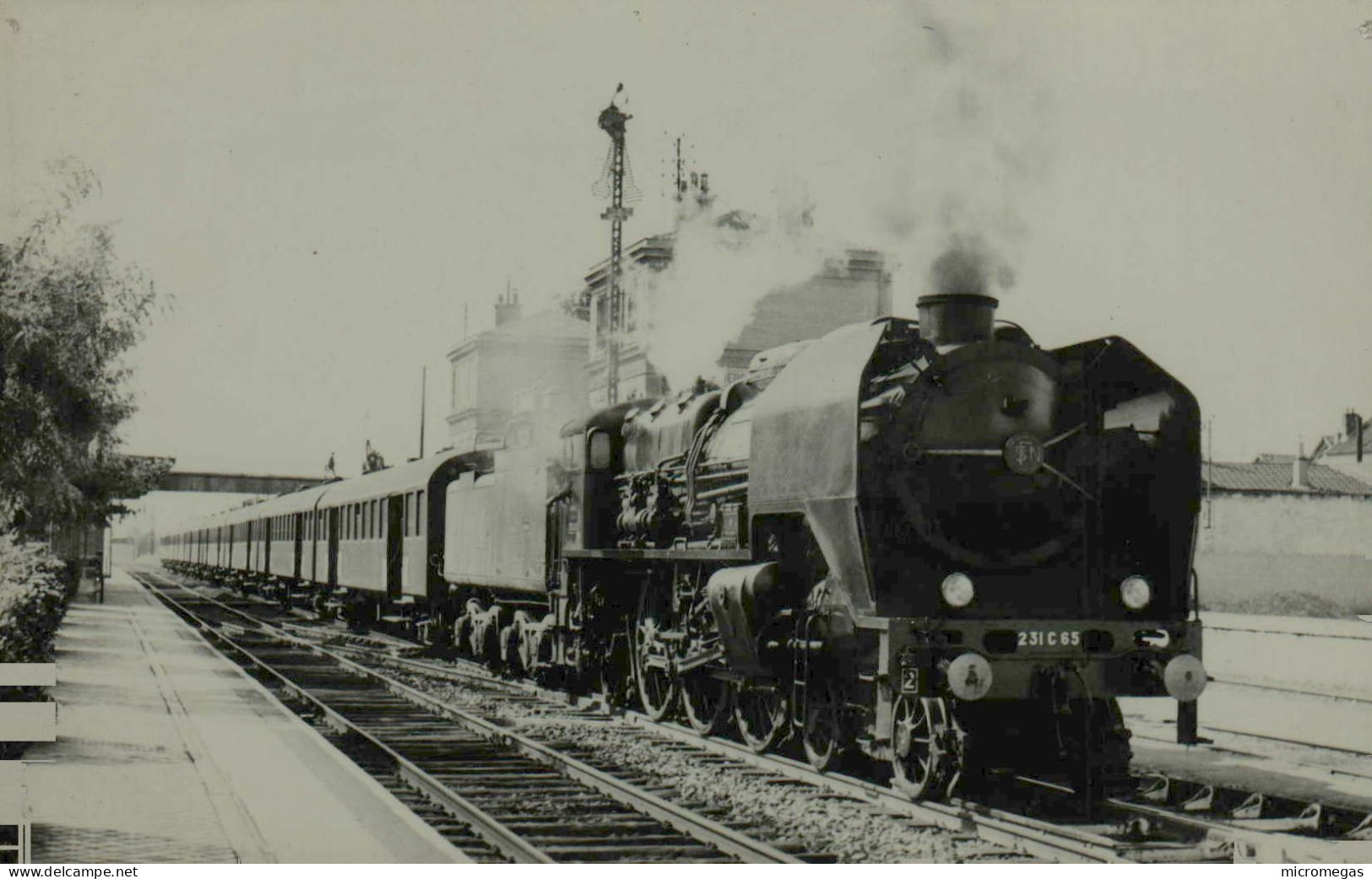 VILLIERS-le-BEL - Rodage 211-C-65 (Chapelle)  Sur Omnibus Creil, 20 Sept. 1953 - Cliché J. Renaud - Treni