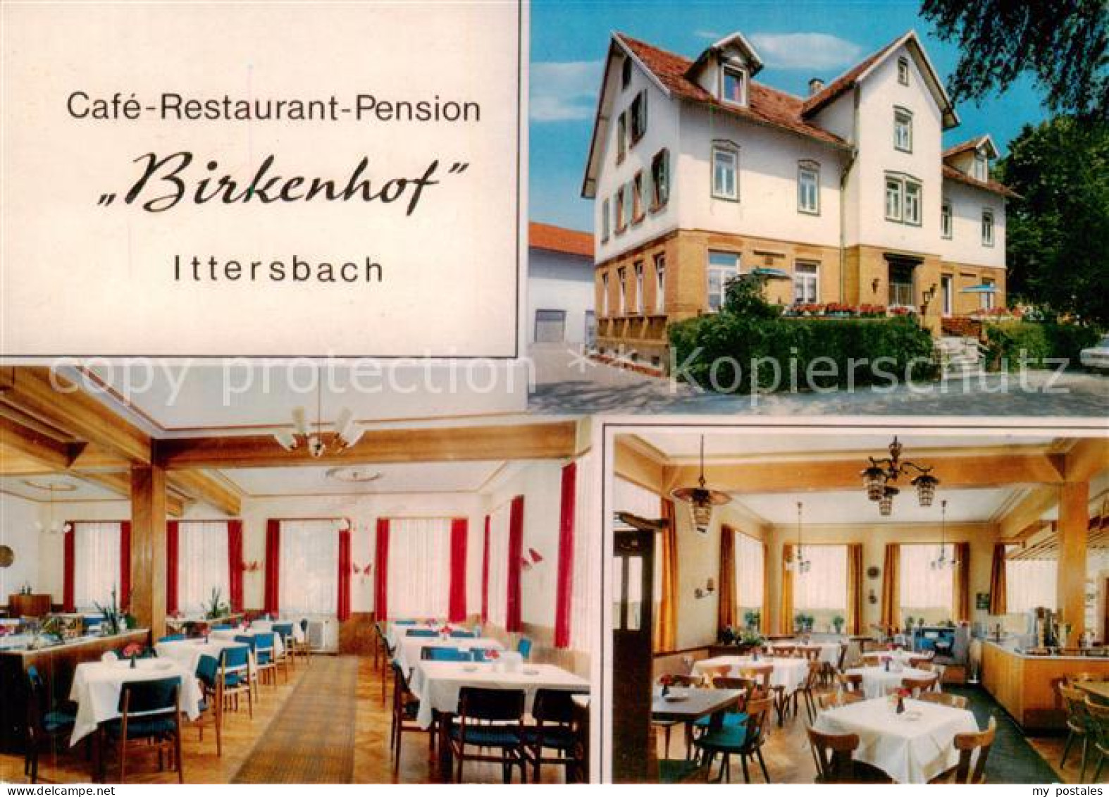 73792977 Ittersbach Cafe-Restaurant Birkenhof Innen- U. Aussenansicht Ittersbach - Otros & Sin Clasificación