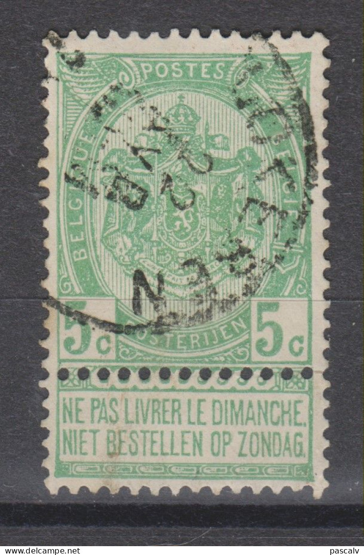 COB 56 Oblitération Centrale LOKEREN - 1893-1907 Wappen