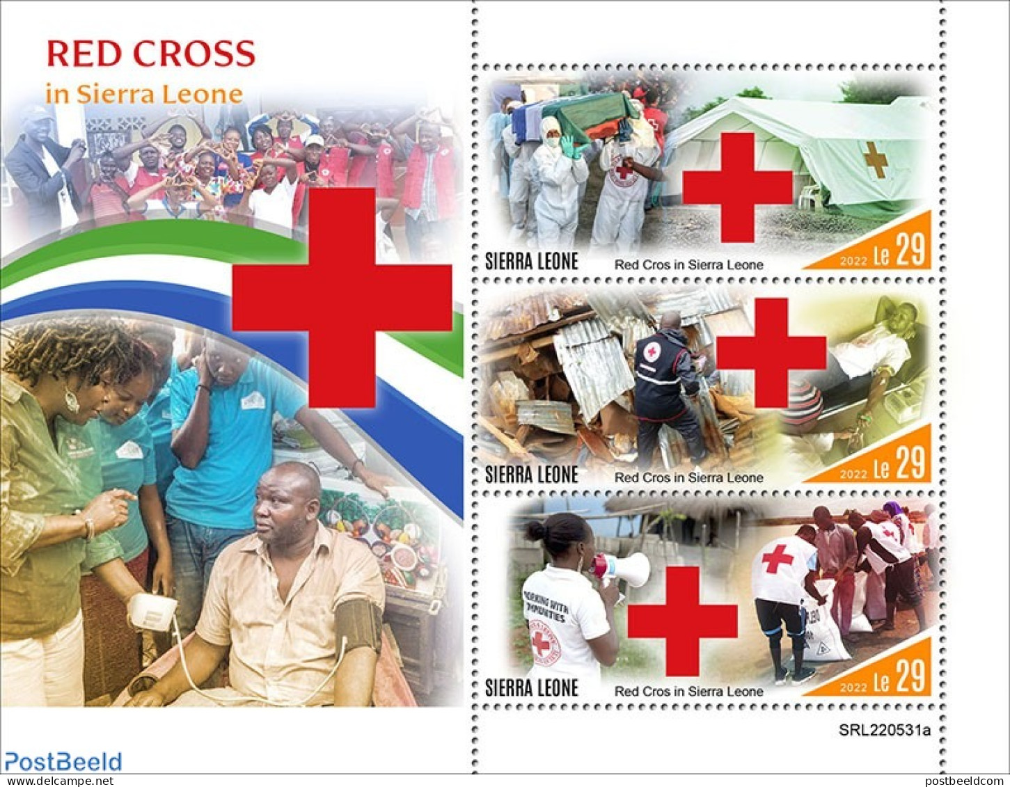 Sierra Leone 2022 Red Cross, Mint NH, Health - Red Cross - Rotes Kreuz