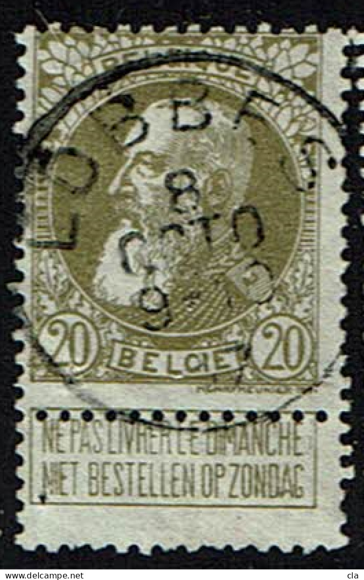 75  Obl  Lobbes  + 4 - 1905 Breiter Bart