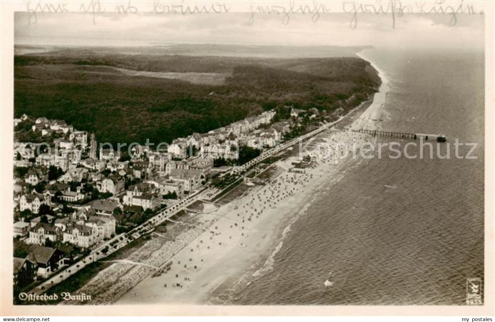 73792900 Bansin Ostseebad Fliegeraufnahme Strand-Panorama Bansin Ostseebad - Sonstige & Ohne Zuordnung