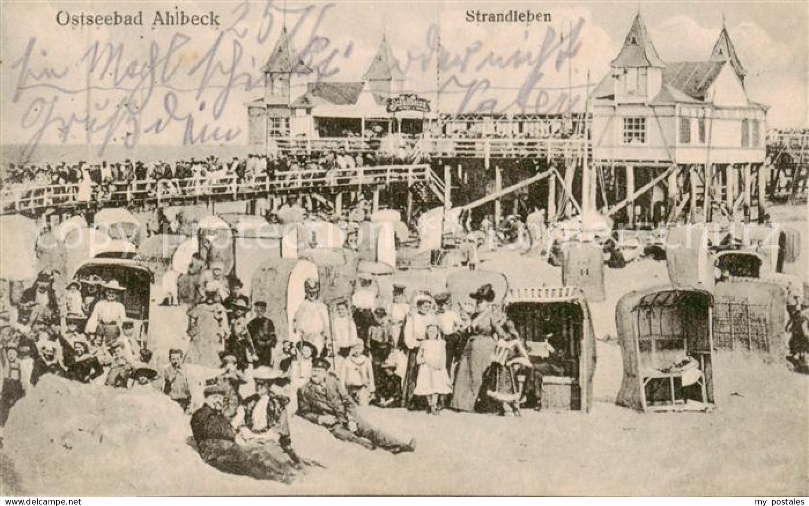 73792897 Ahlbeck Ostseebad Strandleben Ahlbeck Ostseebad - Altri & Non Classificati