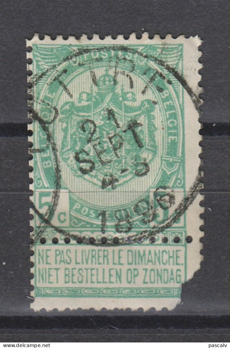 COB 56 Oblitération Centrale LUTTRE - 1893-1907 Wapenschild