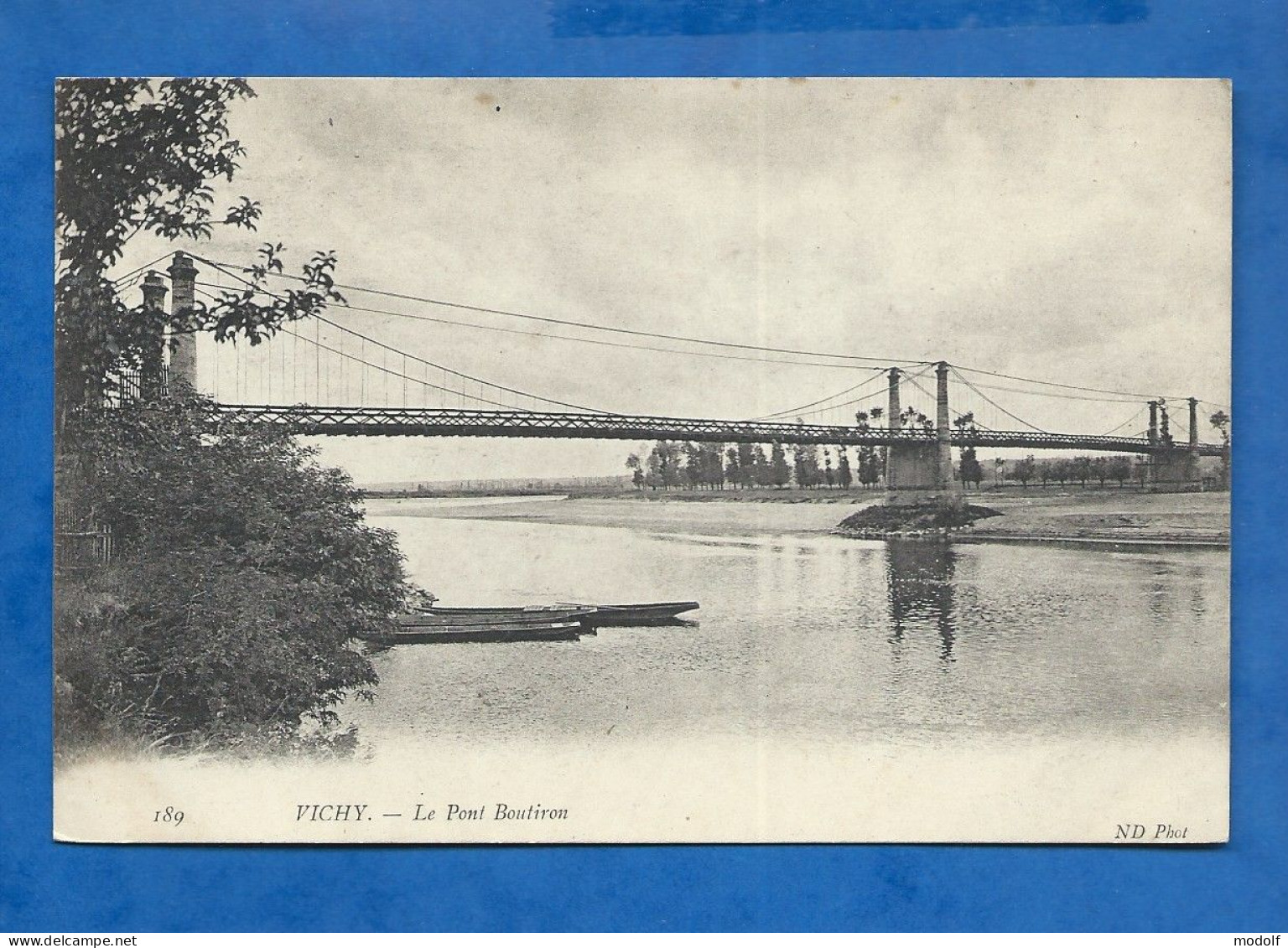 CPA - 03 - Vichy - Le Pont Boutiron - Non Circulée - Altri & Non Classificati