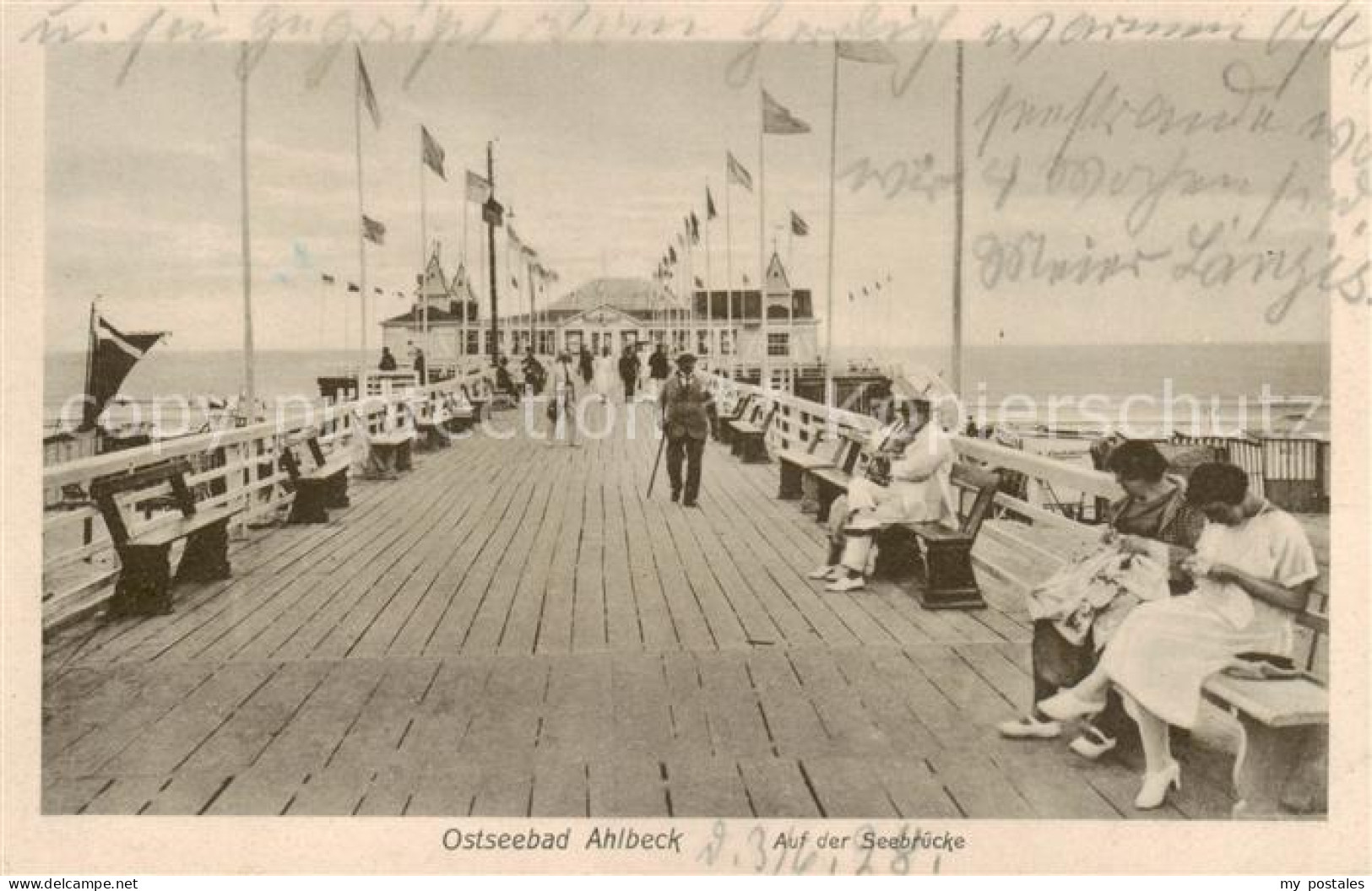 73792869 Ahlbeck Ostseebad Auf Der Seebruecke Ahlbeck Ostseebad - Autres & Non Classés