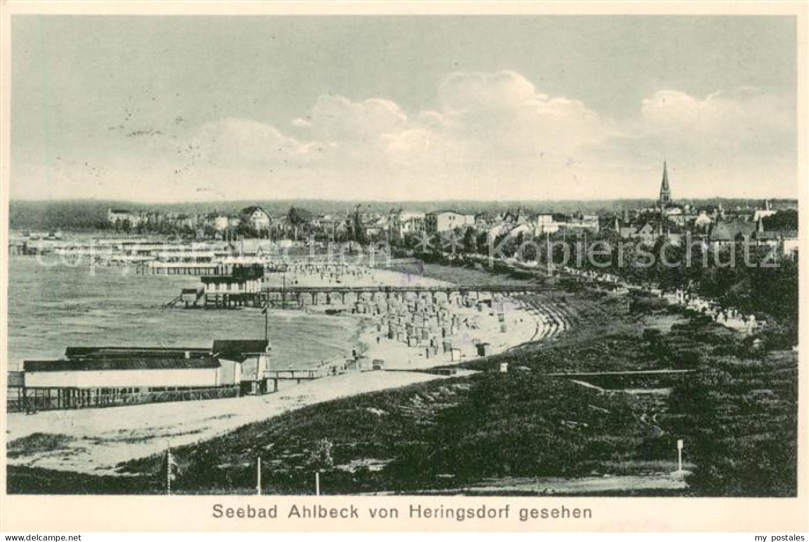 73792868 Ahlbeck Ostseebad Seebad Ahlbeck V. Heringsdorf Gesehen Ahlbeck Ostseeb - Otros & Sin Clasificación