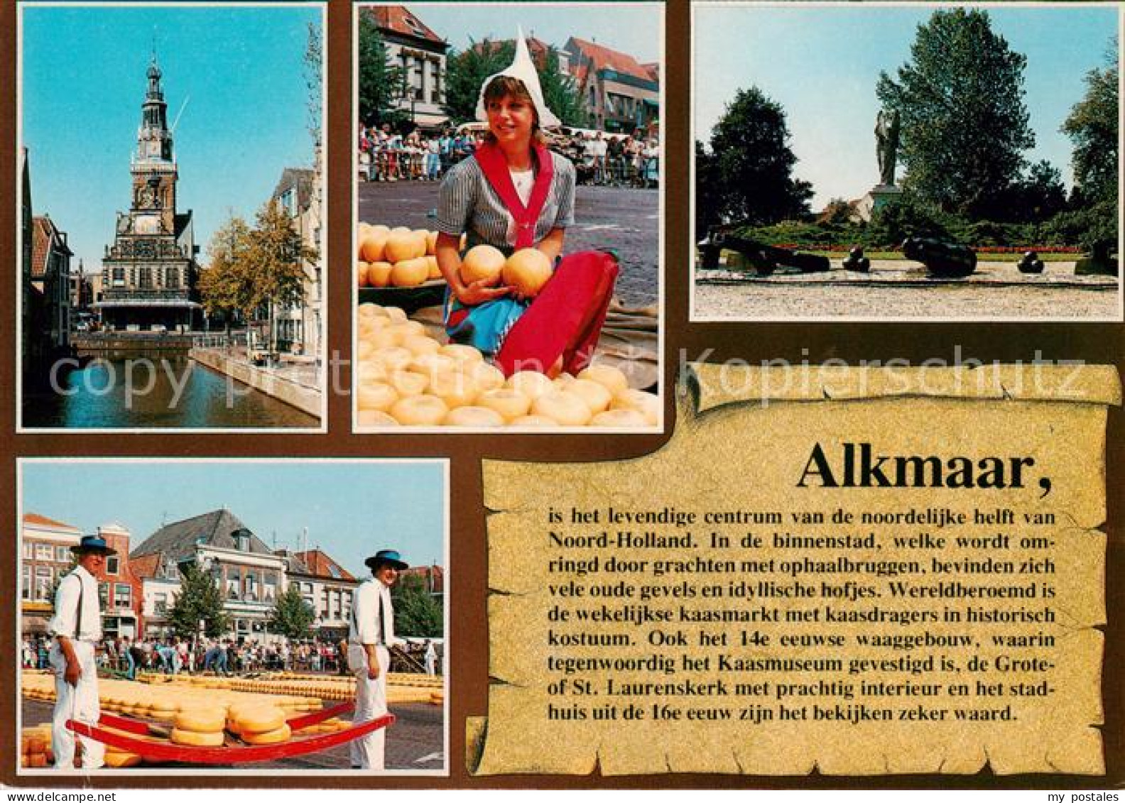 73792810 Alkmaar NL Altes Rathaus Kaesemarkt Park Denkmal  - Sonstige & Ohne Zuordnung