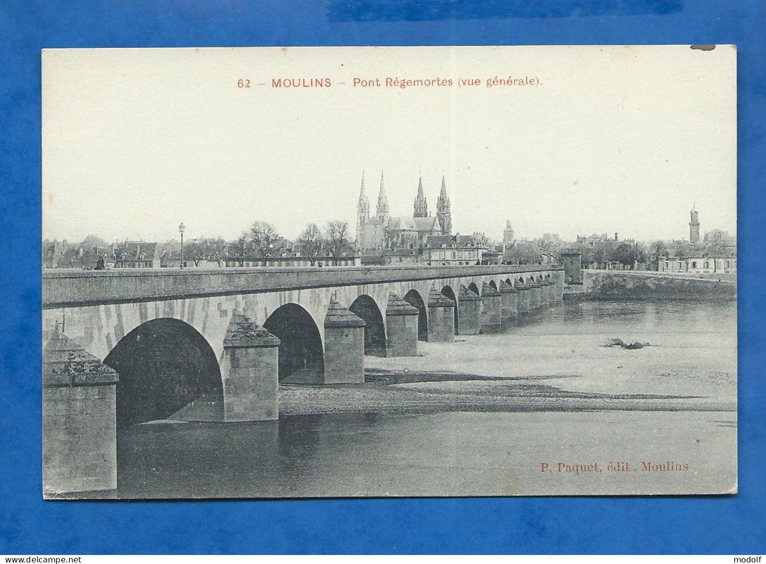 CPA - 03 - Moulins - Pont Régemortes (vue Générale) - Non Circulée - Moulins