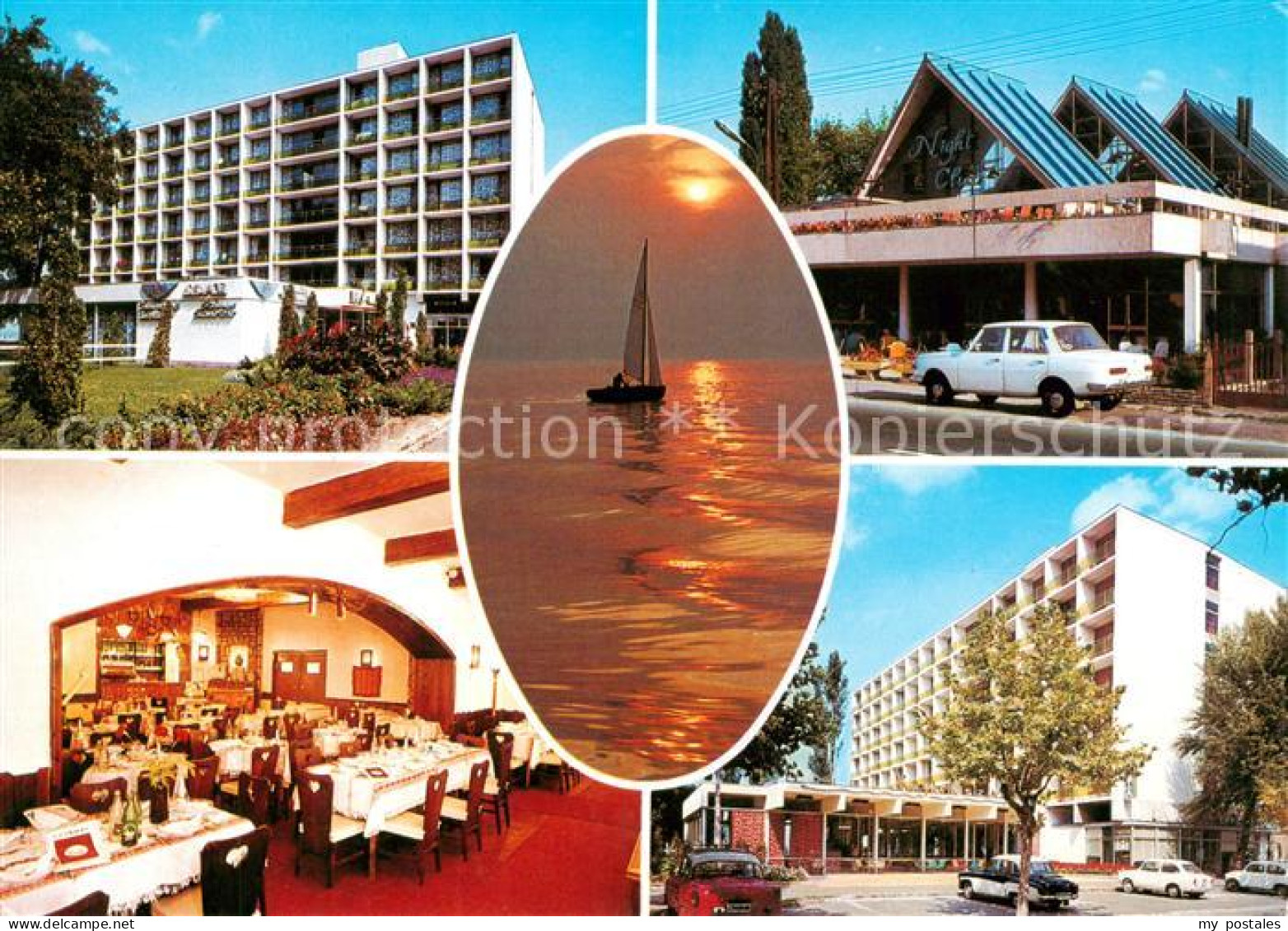 73792796 Siofok Hotel Night Club Restaurant Segeln Sonnenuntergang Siofok - Hongrie