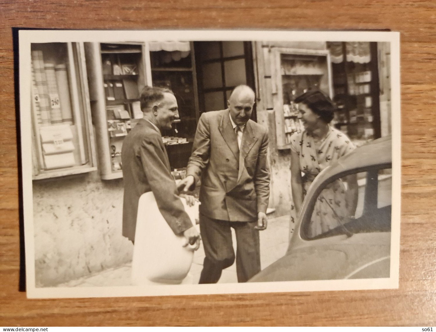 19358.   Fotografia D'epoca Uomo Con Lavandino Aa '50 Italia - 10x7 - Anonymous Persons