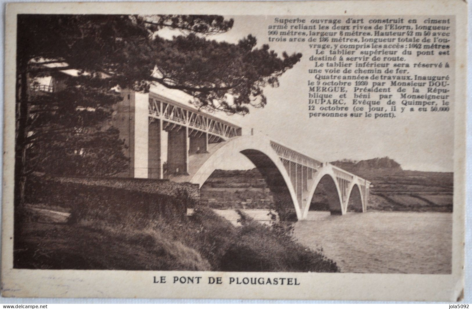 29 - Le Pont De PLOUGASTEL - Plougastel-Daoulas