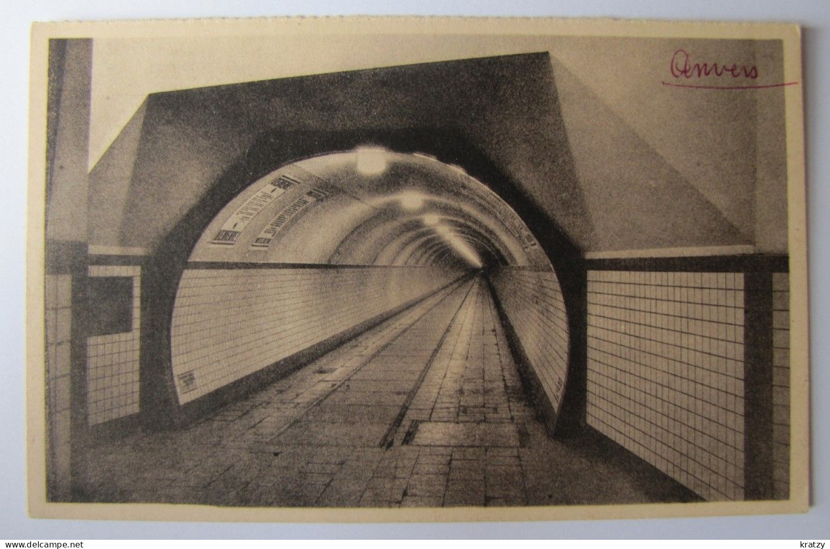 BELGIQUE - ANVERS - ANTWERPEN - Le Tunnel Sous L'Escaut Pour Piétons - Antwerpen