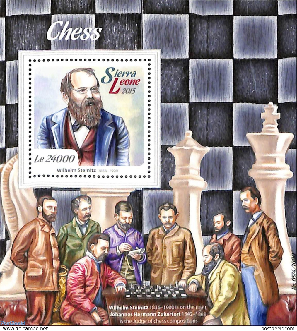 Sierra Leone 2015 Chess, Mint NH, Sport - Chess - Schaken