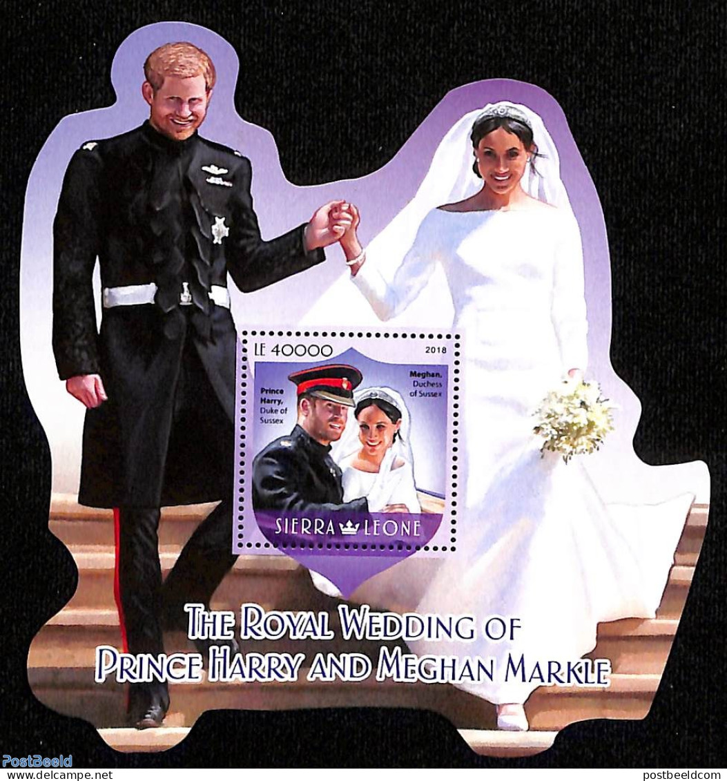 Sierra Leone 2018 The Royal Wedding Of Prince Harry And Meghan Markle, Mint NH, Performance Art - Movie Stars - Schauspieler