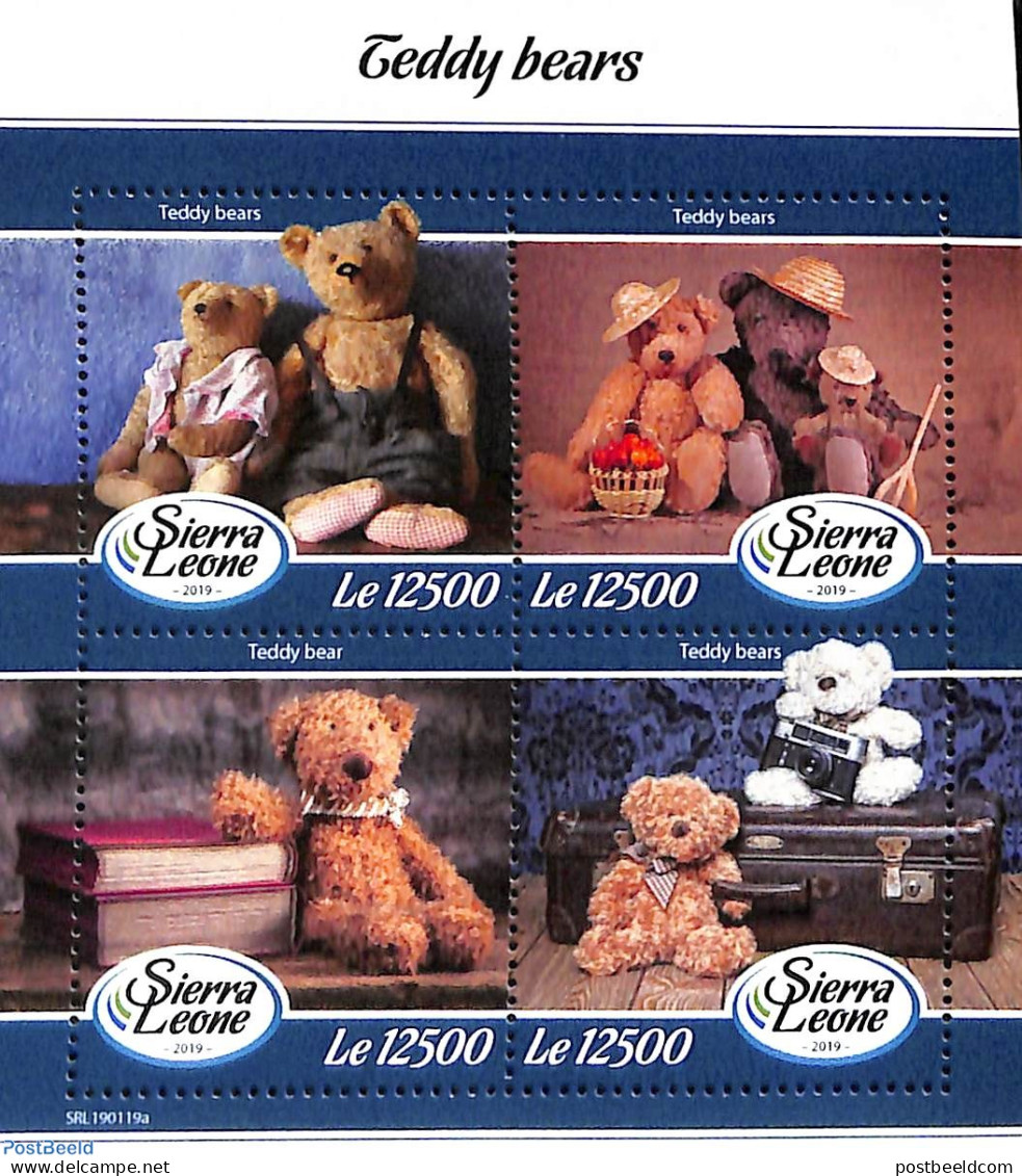 Sierra Leone 2019 Teddy Bears, Mint NH, Various - Teddy Bears - Andere & Zonder Classificatie